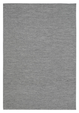 Dhurrie New Zealand Wool Grey Hand Woven Indian Runner Rug