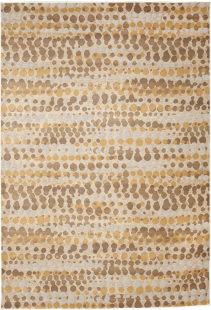 Charlotte 05 Golden Raindrop Loomed Turkish Rug