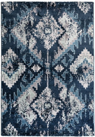 Santos Blue Diamond 29A Loomed Turkish Rug