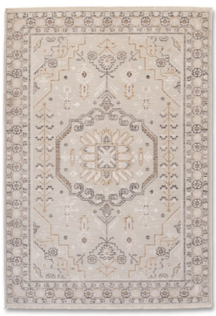 Adrienne 08 Ivory Loomed Turkish Rug