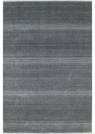 Grass Charcoal/Ivory Loomed Rug 9'6