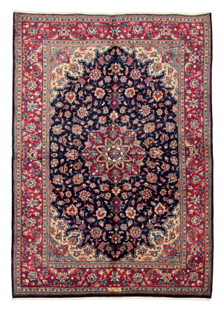 Mashad Wool Hand Knotted Persian Rug