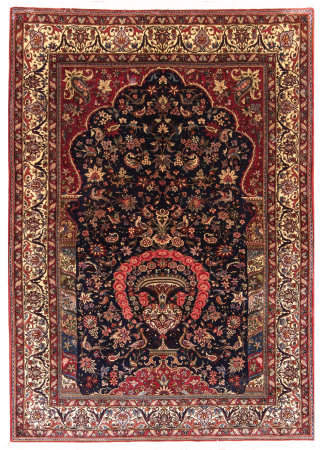 Bakhtiari Semi-Antique Wool Hand Knotted Persian Rug