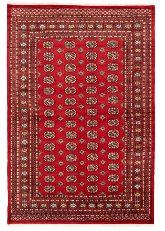 Bokhara Hand Knotted Rug 6'2