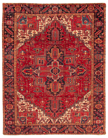 Royal Heriz Wool Hand Knotted Indian Rug