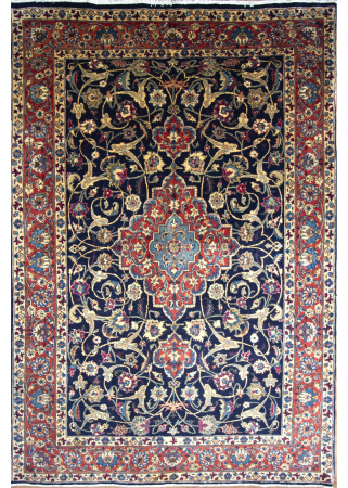 Mahal Hand Knotted Rug 6'4