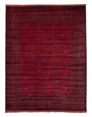 Khal Mohammadi Red Hand Knotted Rug