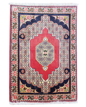 Sanandaj Red Wool Hand Knotted Persian Rug