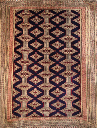 Torkman Hand Knotted Rug 3'3