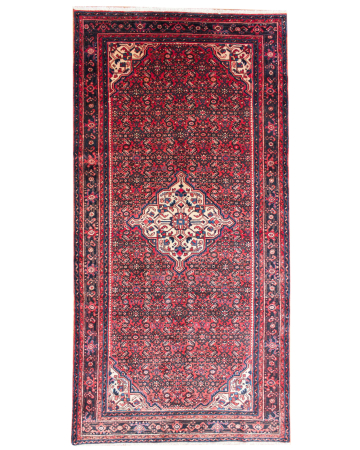 Hosseinabad Hand Knotted Runner Rug 5'2