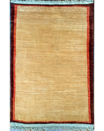 Gabbeh Red Wool Hand Knotted Persian Rug