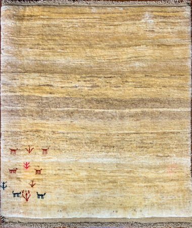 Gabbeh Hand Knotted Rug 3'9
