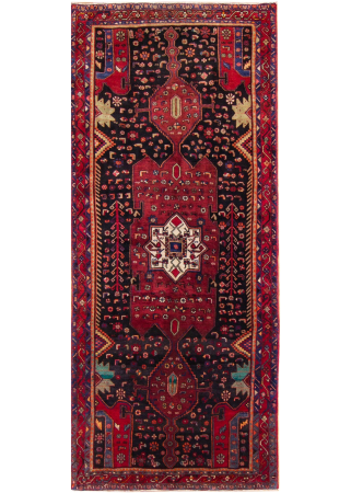 Goltog Vintage Wool Hand Knotted Persian Rug