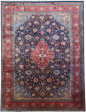Sarough/Mahal Fine Hand Knotted Rug 9'5