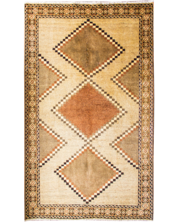 Shiraz Hand Knotted Rug 4'5