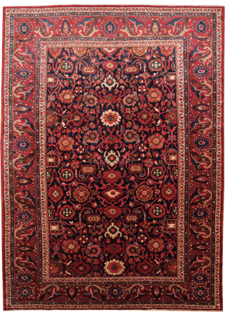 Nanaj Vintage Wool Hand Knotted Persian Rug