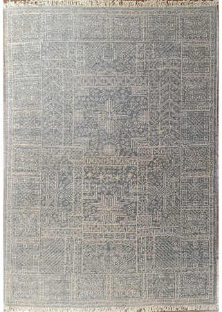 Agra Mix Wool Hand Knotted Indian Rug