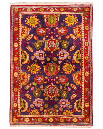 Varamin Wool Hand Knotted Persian Rug