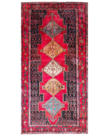 Goltog Hand Knotted Runner Rug 4'11