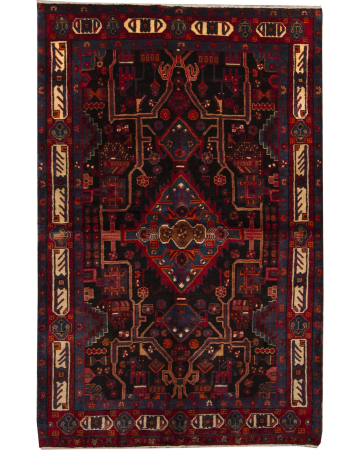 Nahavand Wool Hand Knotted Persian Rug