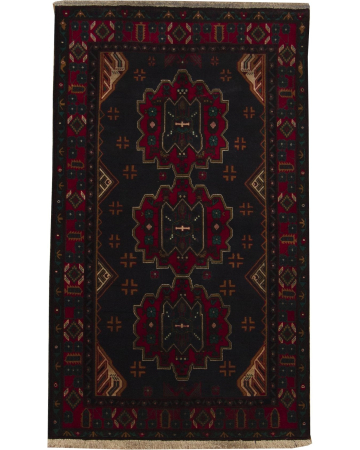 Baluch Hand Knotted Afghan Rug