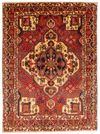 Bakhtiari Wool Hand Knotted Indian Rug
