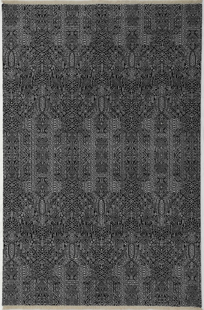 Grass 8502 Black/Ivory Wool Loomed Rug