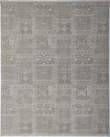 Grass 8504 Beige/Ivory Wool Loomed Rug