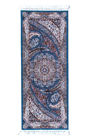 Farsan Kahkeshan Blue Runner Persian Rug