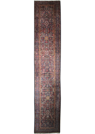 Farahan Hand Knotted Runner Persian Rug