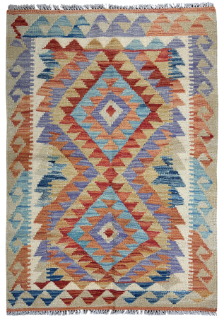 Kilim Maimana Wool Hand Knotted Pakistani Rug