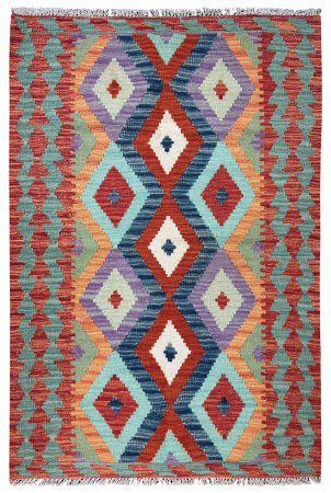 Kilim Maimana Wool Hand Knotted Pakistani Rug