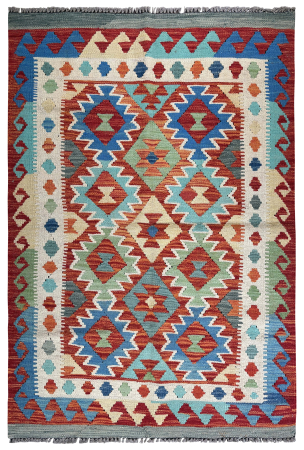 Kilim Maimana Wool Hand Knotted Pakistani Rug