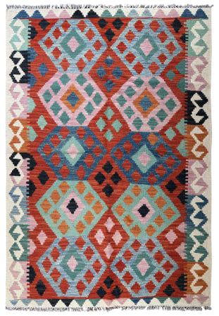 Kilim Maimana Wool Hand Knotted Pakistani Rug