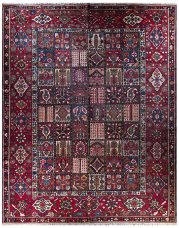 Bakhtiar Semi-Antique Wool Hand Knotted Persian Rug