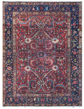 Bakhtiar Semi-Antique Wool Hand Knotted Persian Rug