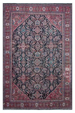 Mahal Antique Wool Hand Knotted Persian Rug