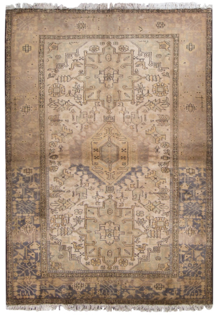 Gharaje Semi-Antique Wool Hand Knotted Persian Rug