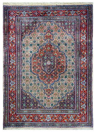 Moud Wool Hand Knotted Persian Rug