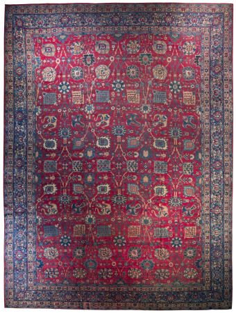 Durokhesh Antique Wool Hand Knotted Persian Rug