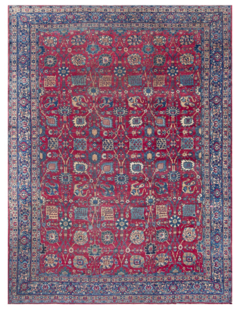 Durokhesh Antique Wool Hand Knotted Persian Rug