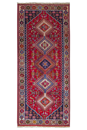 Yalameh Wool Hand Knotted Runner Persian Rug