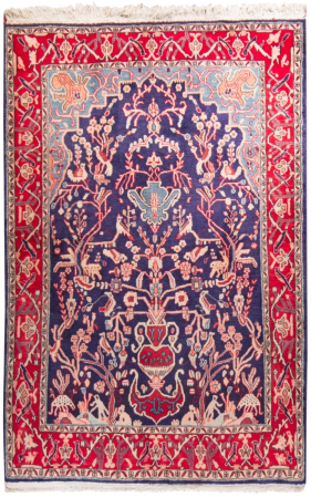 Shahreza Wool Hand Knotted Persian Rug