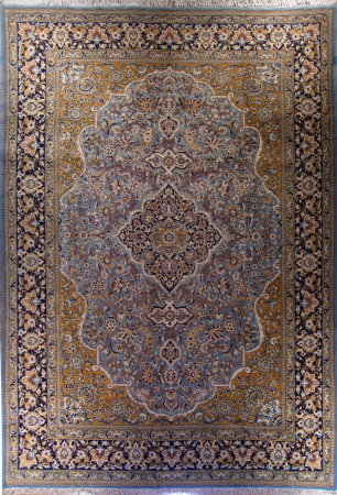 Ghom Multi Wool Hand Knotted Persian Rug