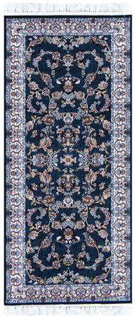 Farsan Afrooz Dark Blue Runner Persian Rug