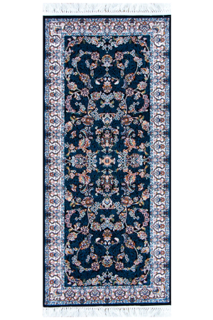 Farsan Afrooz Dark Blue Runner Persian Rug