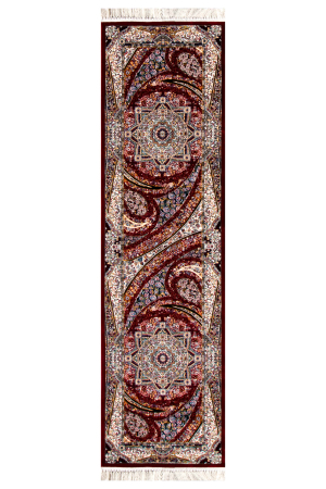 Farsan Kahkeshan Red Runner Persian Rug - 2'7