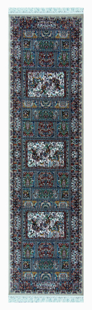 Farsan Kheshti Beige Runner Persian Rug - 2'7