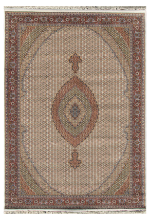 Farsan Riz Mahi Cream Persian Rug