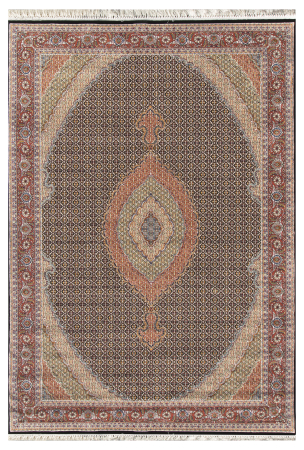 Farsan Riz Mahi Dark Blue Persian Rug